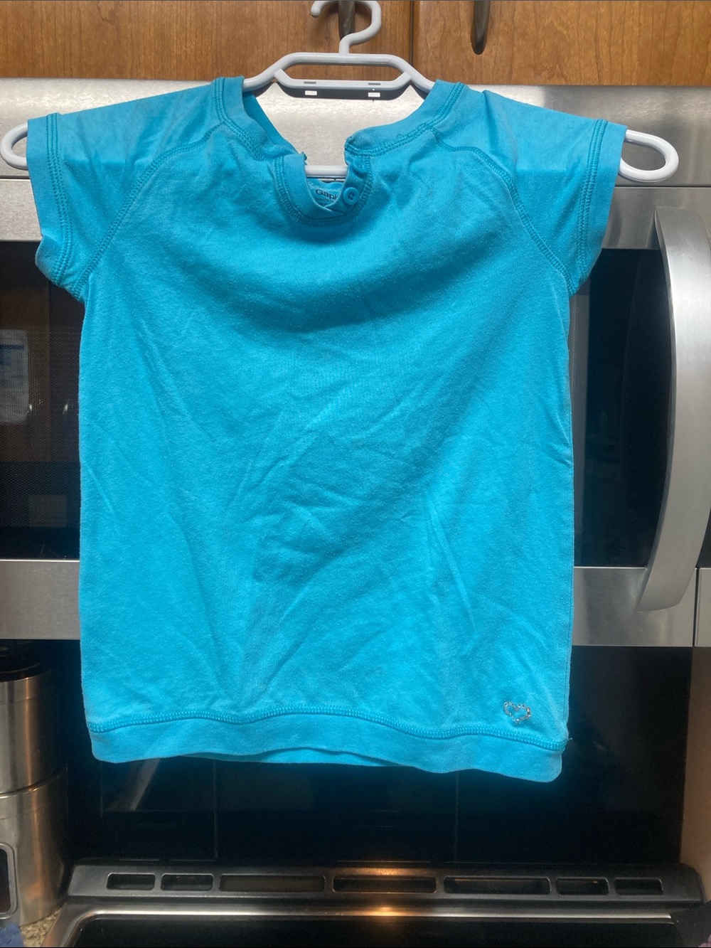 GAP Turquoise Short-Sleeve Kids Tee